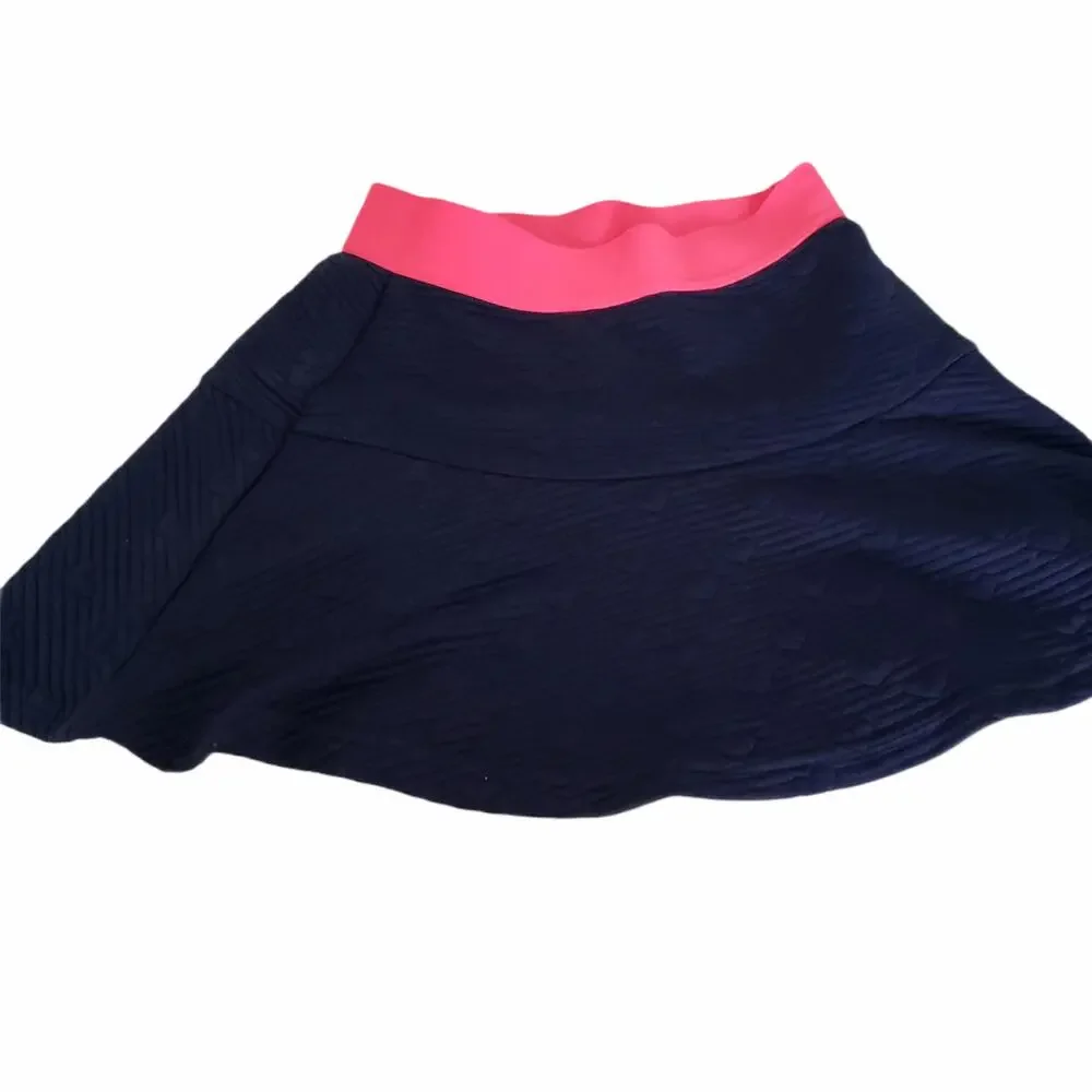 2 FOR $5 SALE Girl's Pink/Navy Skater Skirt Size Large
